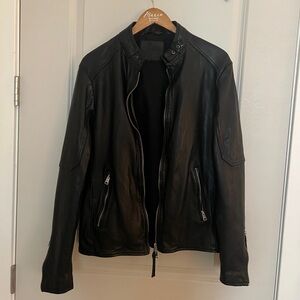 All Saints Black Leather Jacket